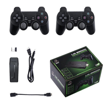 Video Game Console Retro 20000+ Games TV Stick 64G 4K HDMI 2Wireless Controllers